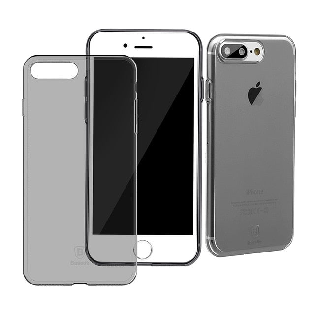 Baseus High Transparency Soft TPU Case For iPhone 8 8 Plus Ultra Thin Silicone Case For iPhone 7 7 Plus 8 8 Plus Phone Cases