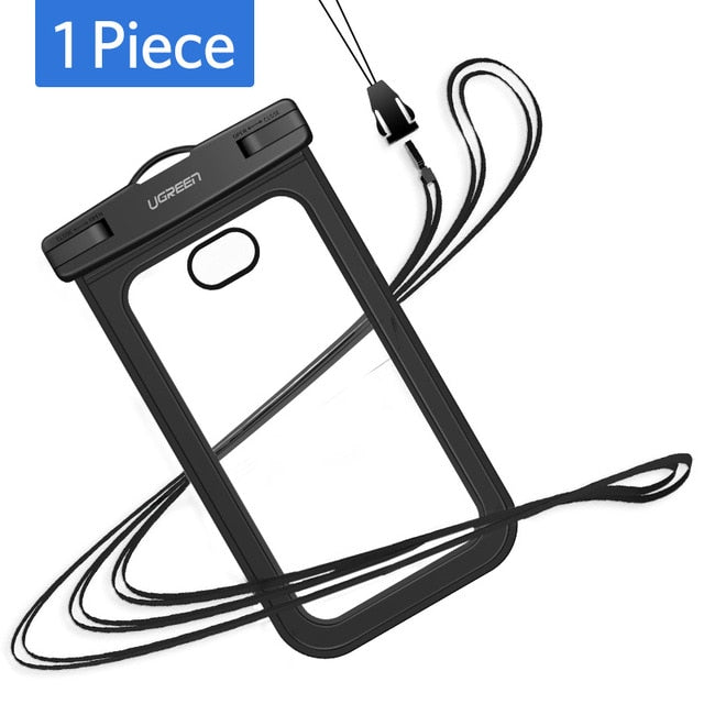 Ugreen Waterproof Case Bag Phone Pouch 6.3'' Phone Bag Case For iPhone Xs X 8 7 7Plus 6S 6Plus Samsung Galaxy S9 S8 Phone Case