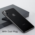 Baseus Ultra Thin Transparent Case For iPhone Xs Xs Max XR 2018 Luxury Soft Silicone Back Cover For iPhone Xs Xs Max Case